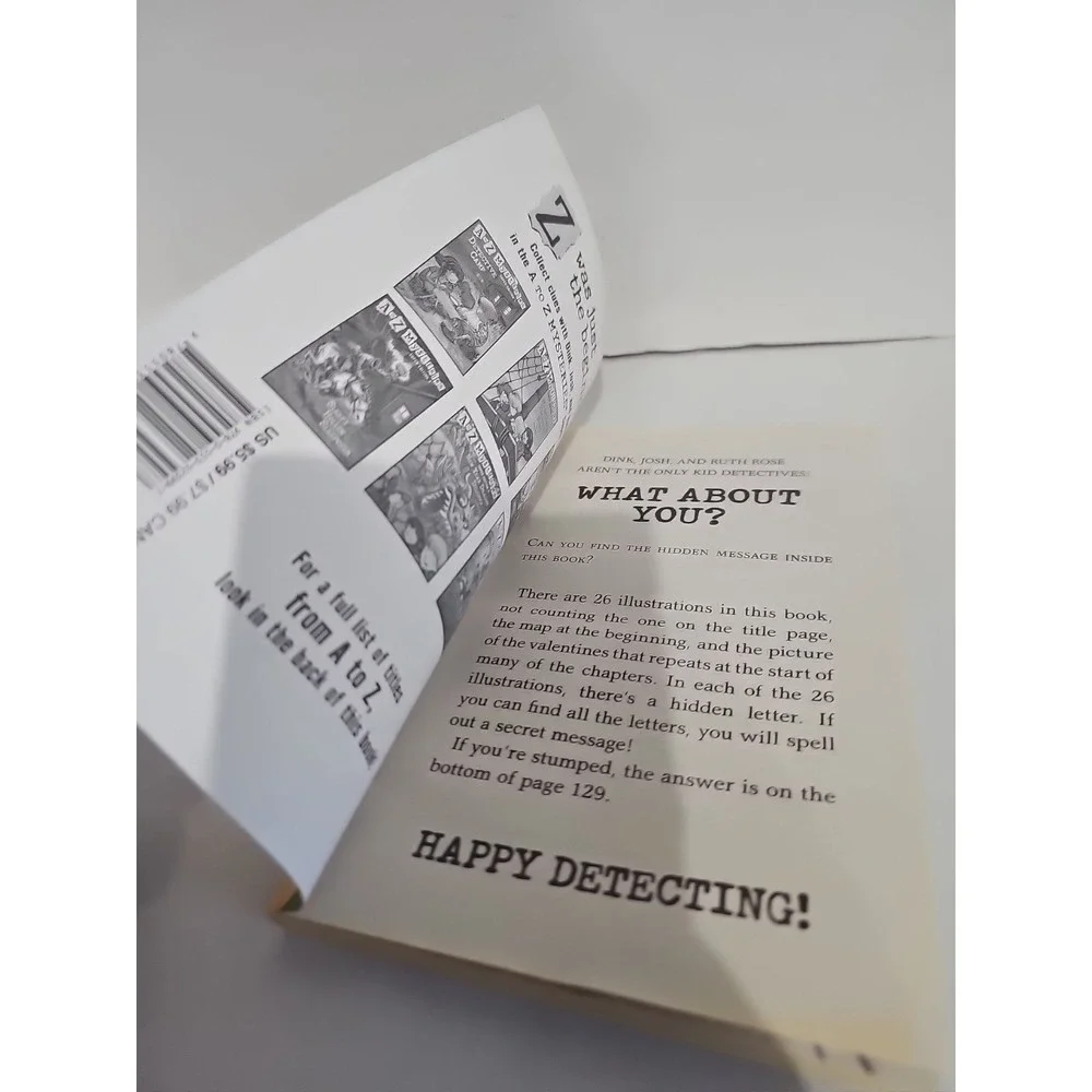 to Z‎ Mysteries Super Edition #8: Secret Admirer by Ron Roy (2015, Digest...
